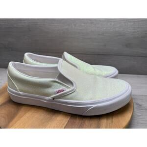 Vans Classic Slip On Uv Glitter Sneakers Low Top Women 9.5